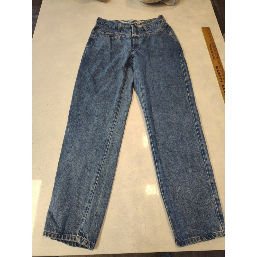 Marithe Francois Girbaud Jeans Women's High Waist Tapered 31" X Light Wash